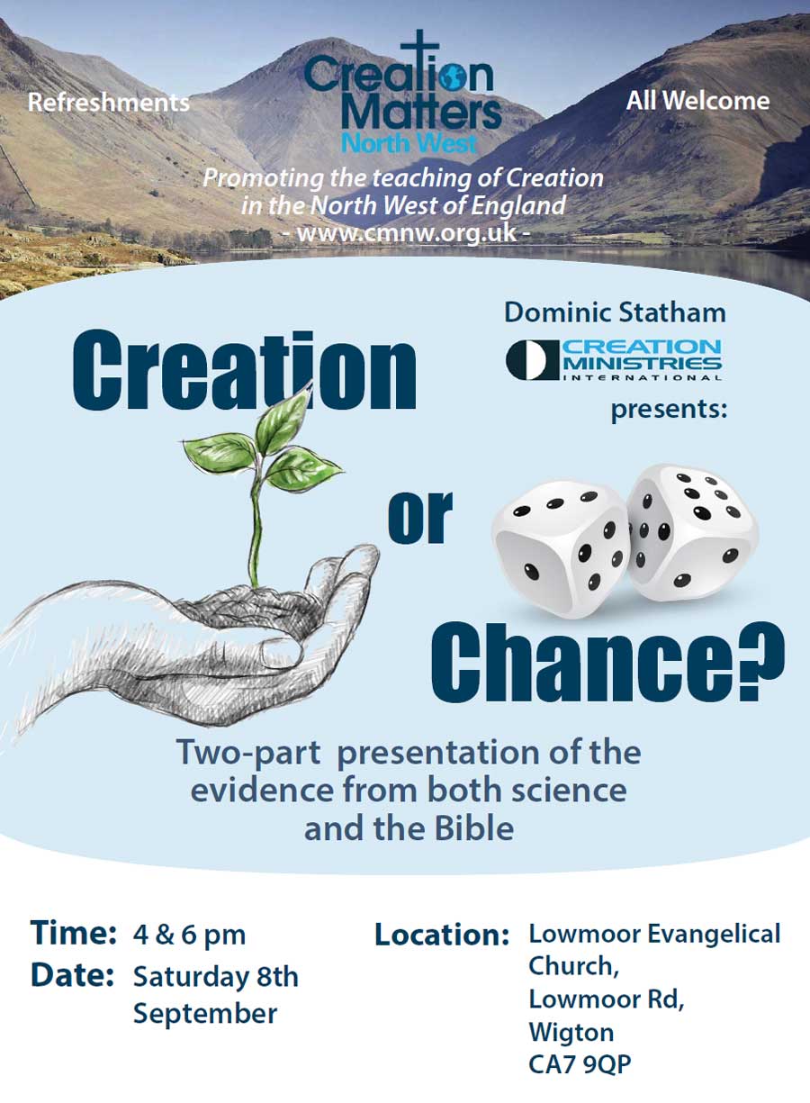 Creation Matters - Creation or Chance?